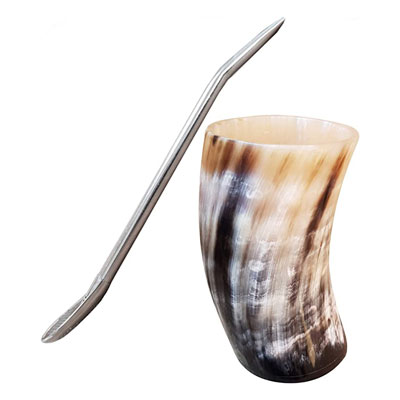 Guampa gourd antler style yerba mate cup