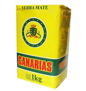 a 1 kilogram sealed pack of Canarias brand yerba mate tea