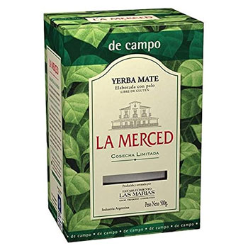 a pack of La Merced brand yerba mate tea 