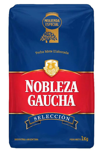 a pack of yerba mate from Nobleza Gaucha